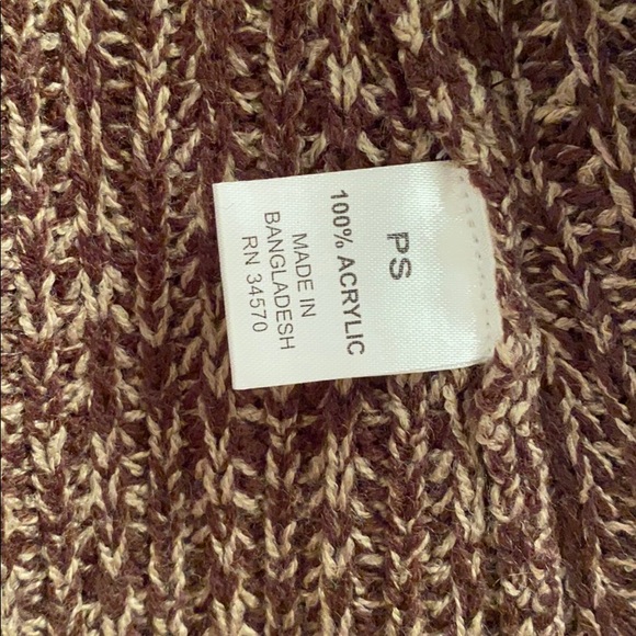 5/$25 Jason Maxwell Brown Striped Cardigan - Picture 4 of 5